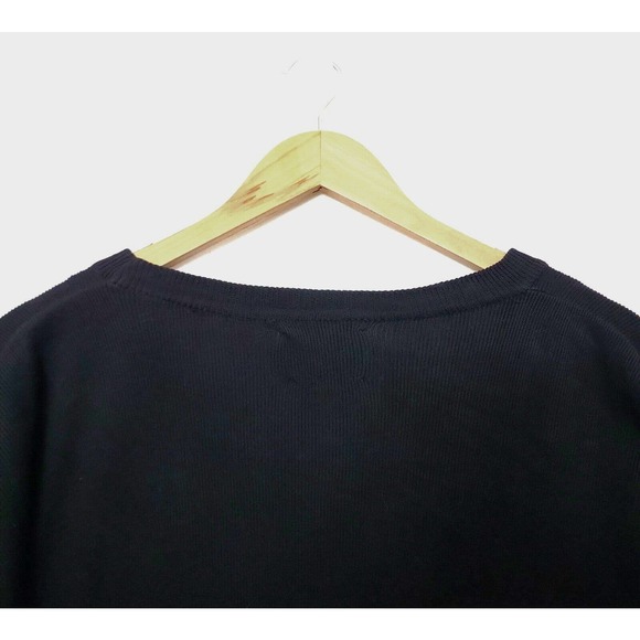 Pura Cardigan Sweater Button Front‎ Oversized Minimalist Relaxed Black Size 1X - Picture 7 of 8